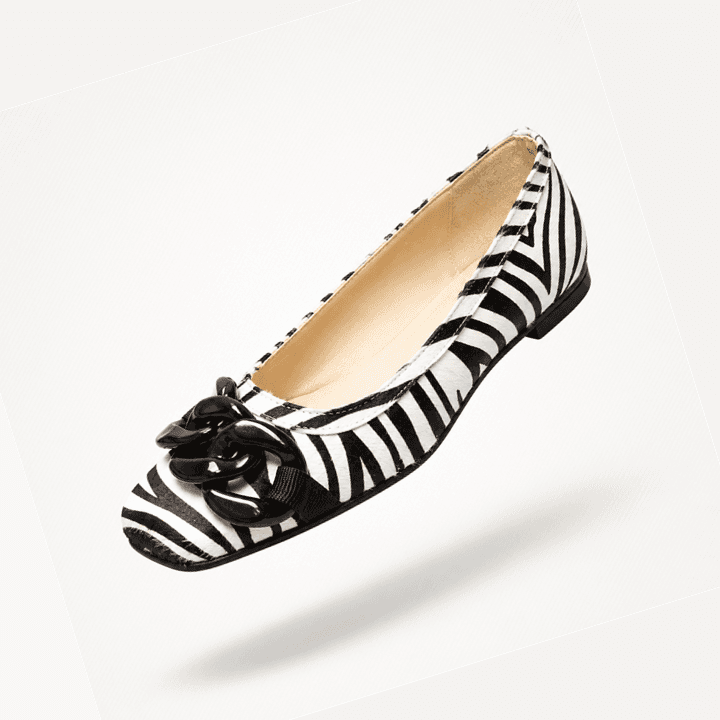 Ballerine Zèbre Chic