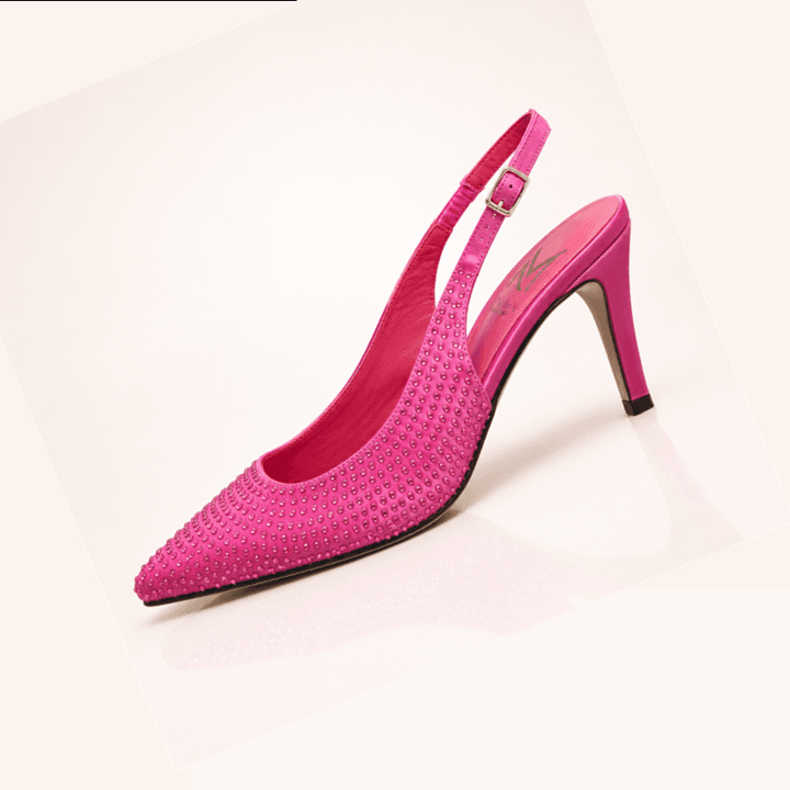 Escarpin Élégance Ruby – Fuchsia Cristal